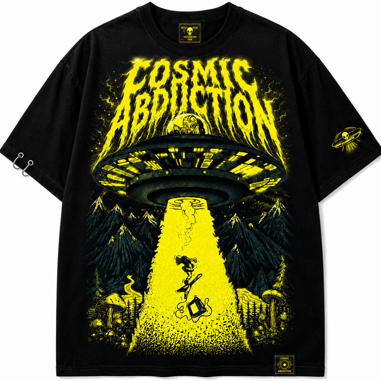 Cosmic Abduction Graphic T-Shirt