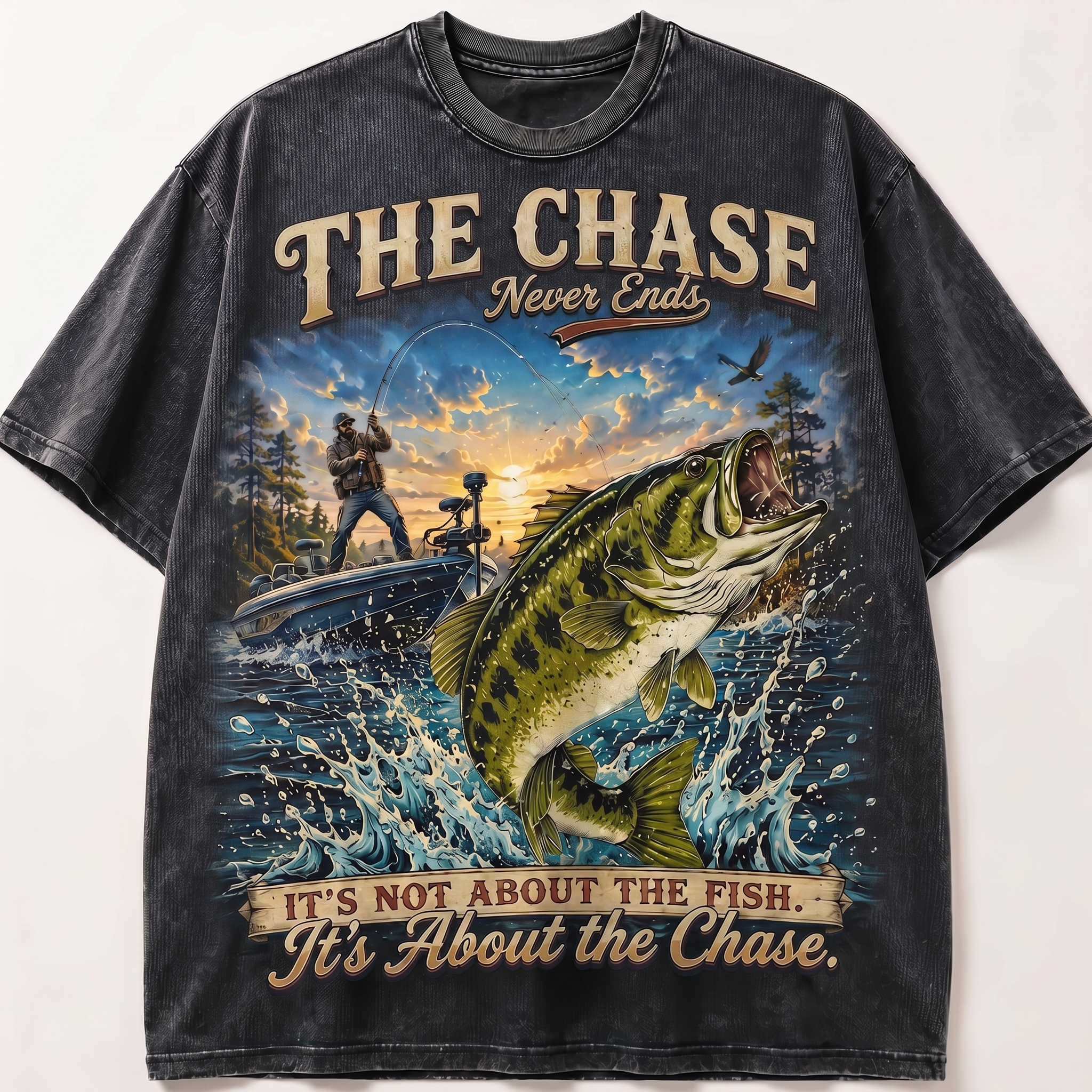 American Bass Anglers Society Vintage Washed Tee