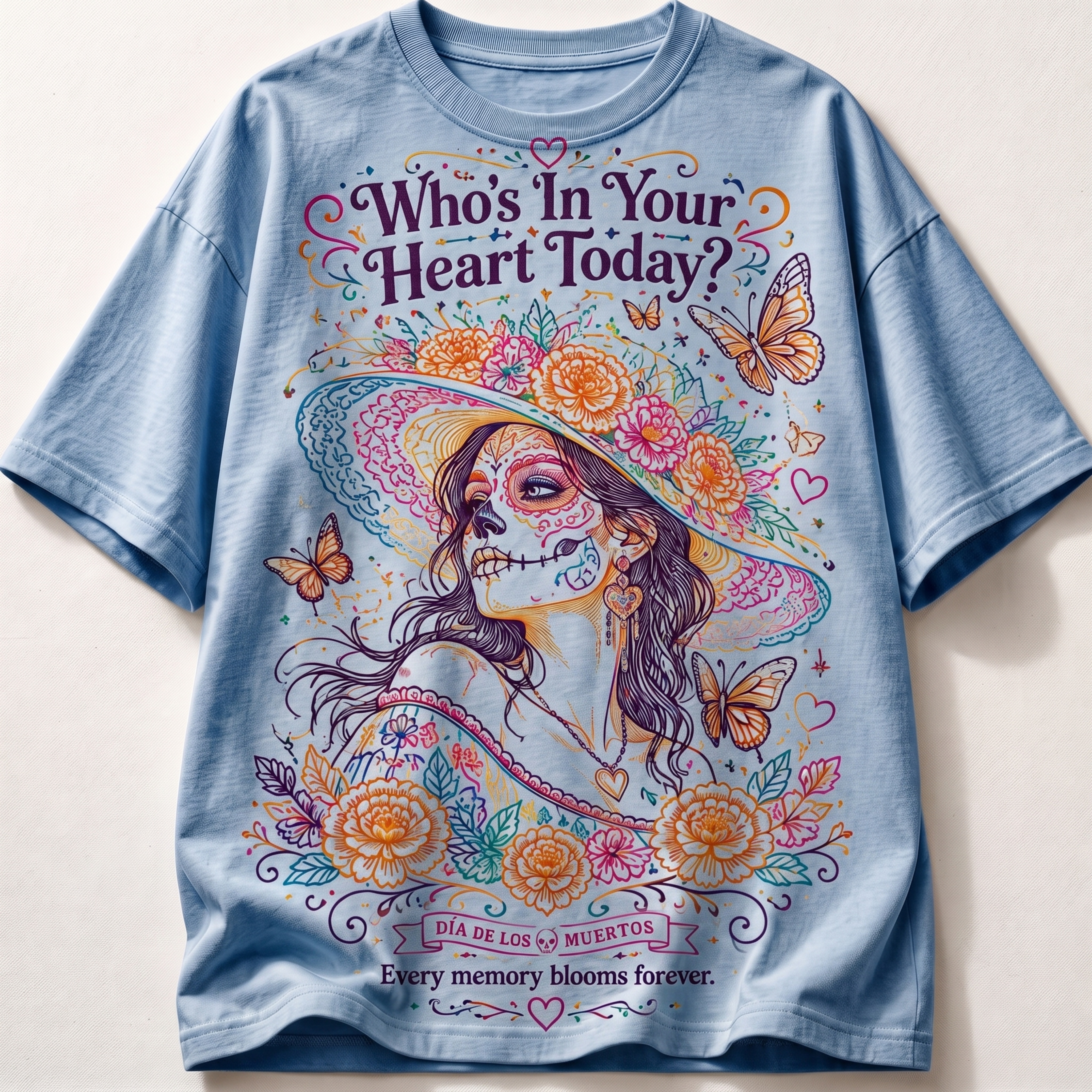 Who's In Your Heart Today? – La Catrina Art T-Shirt