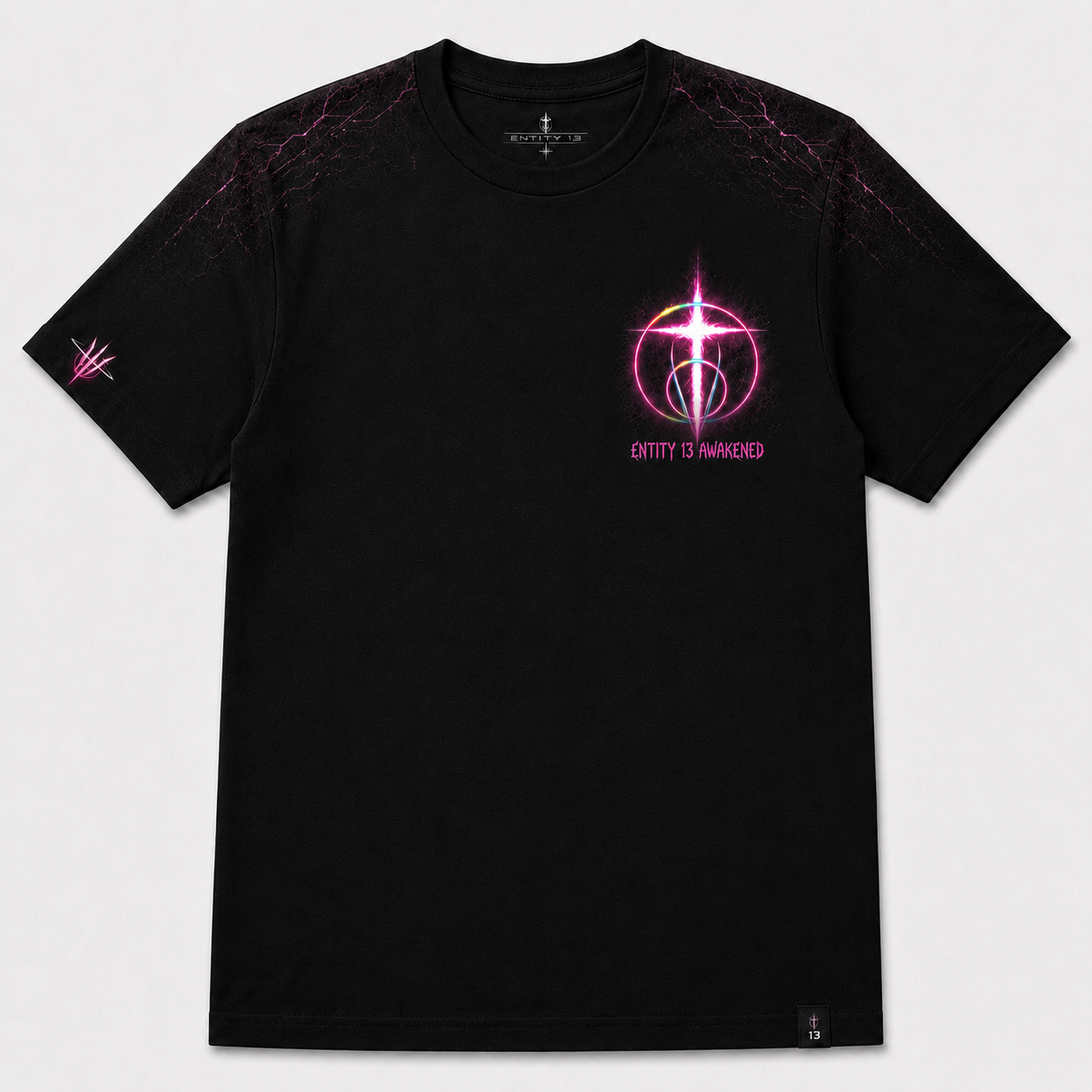 Entity 13 Awakened Cyber Cross T-Shirt
