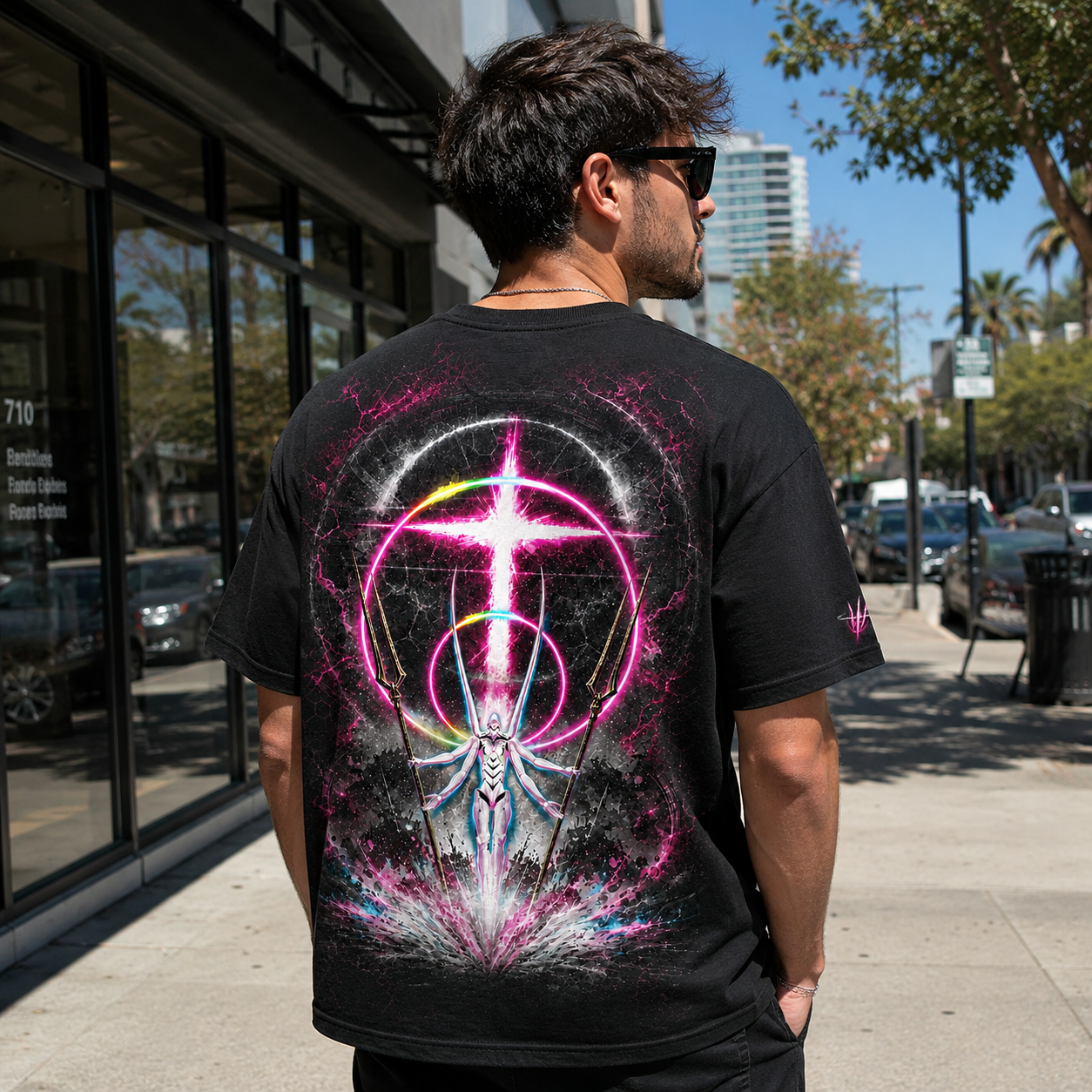 Entity 13 Awakened Cyber Cross T-Shirt