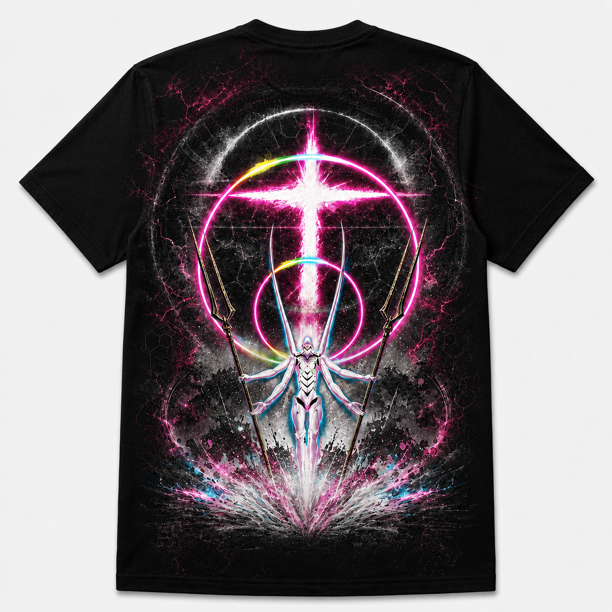 Entity 13 Awakened Cyber Cross T-Shirt