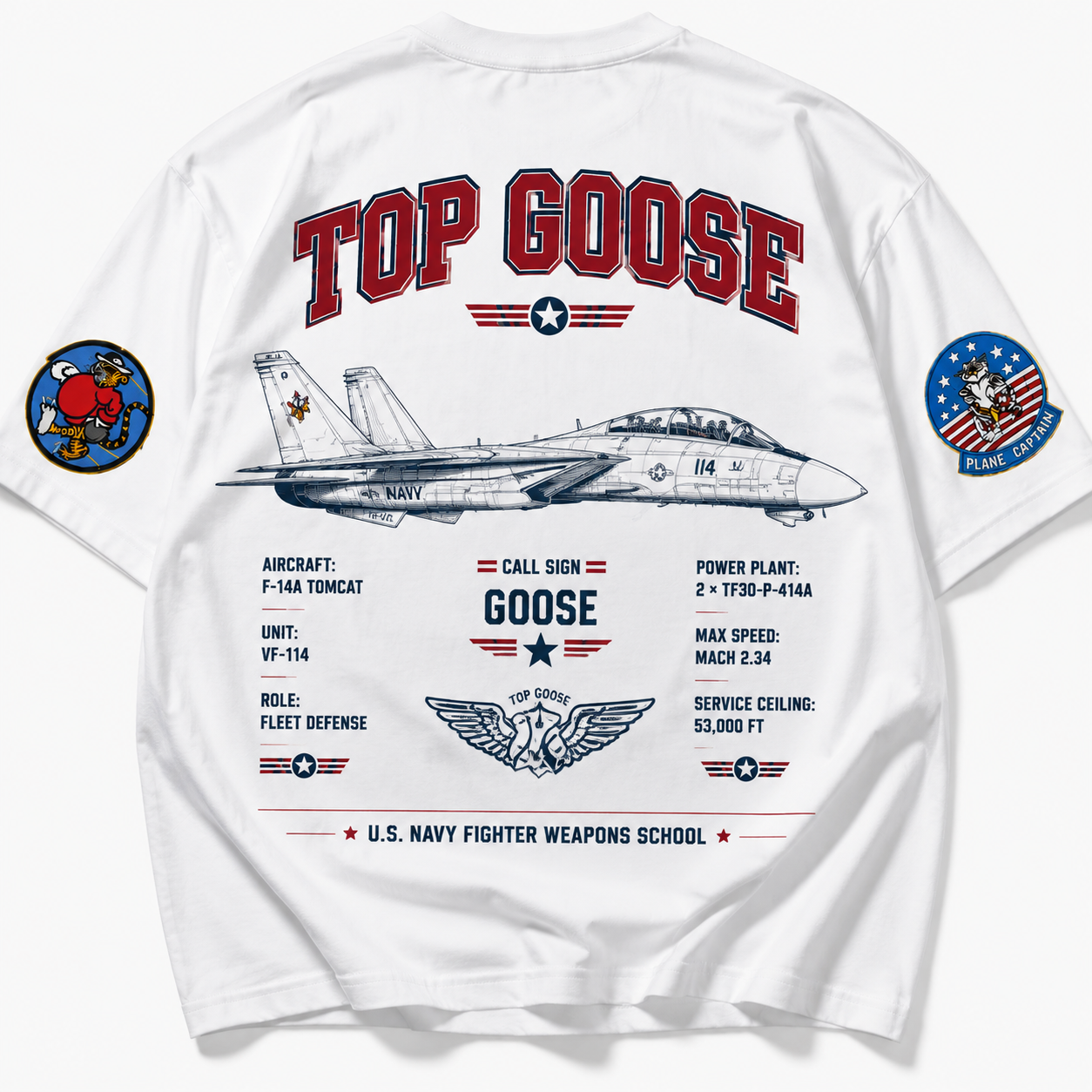 Top Goose Pilot Graphic Tee