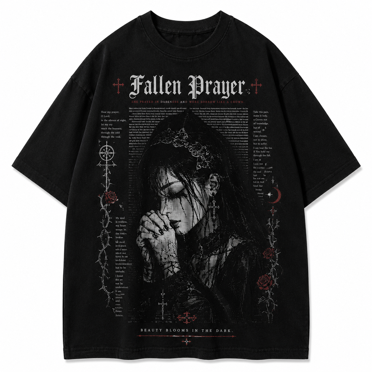 Fallen Prayer Graphic T-Shirt