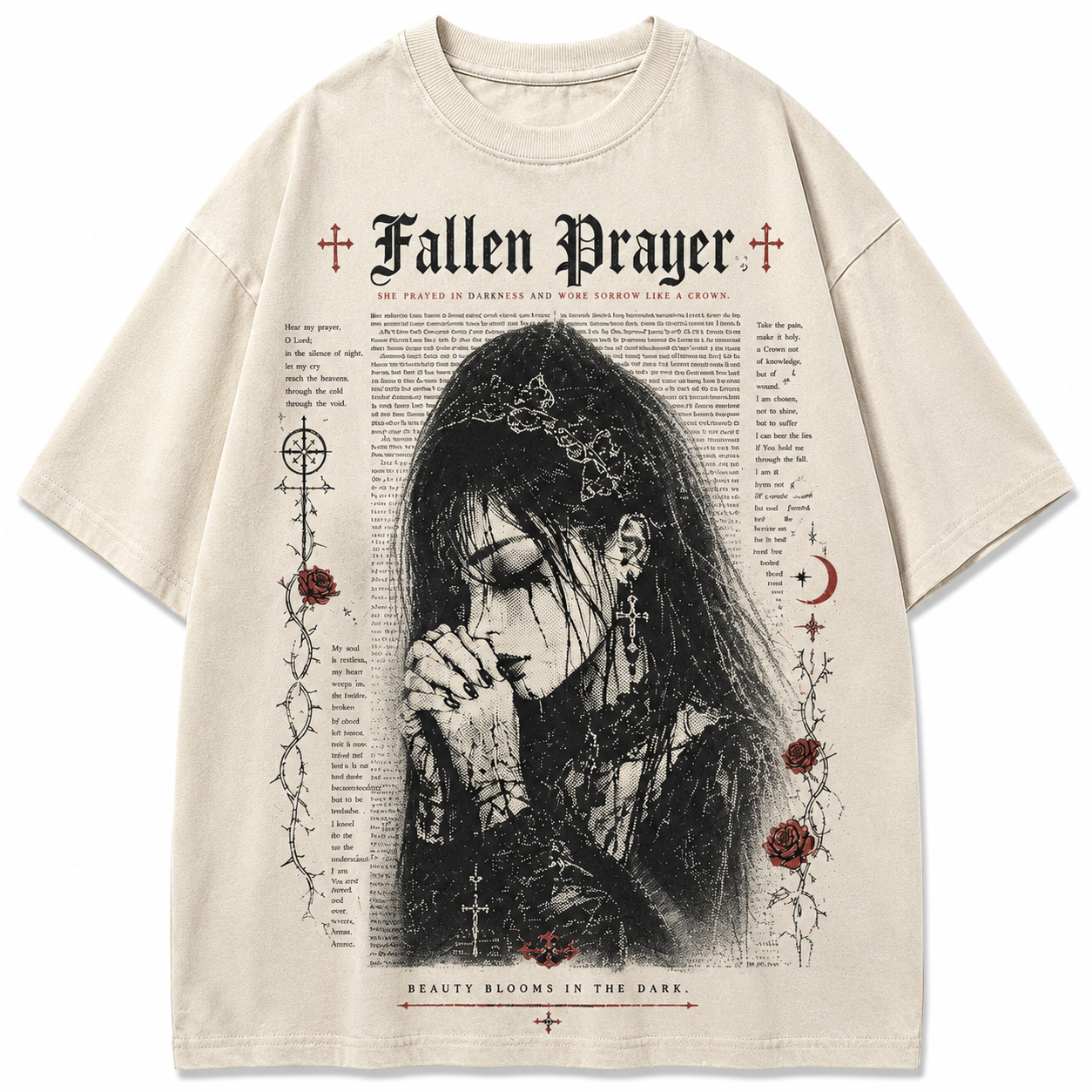 Fallen Prayer Graphic T-Shirt