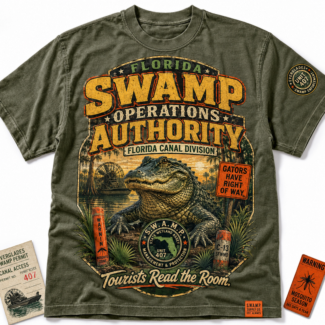 Gators Have Right of Way T-Shirt