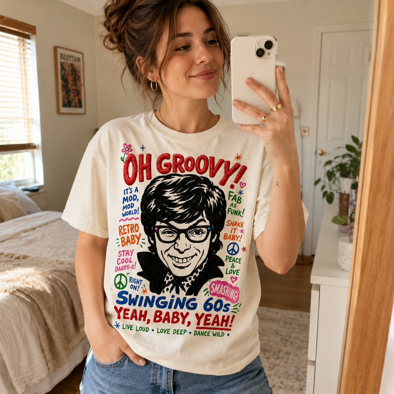 Groovy 60s Retro Mod Music T-Shirt