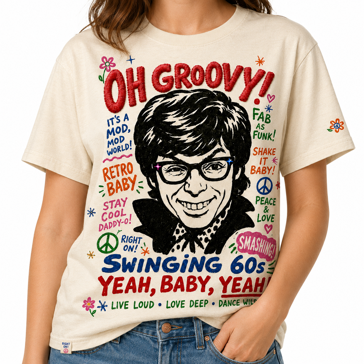 Groovy 60s Retro Mod Music T-Shirt