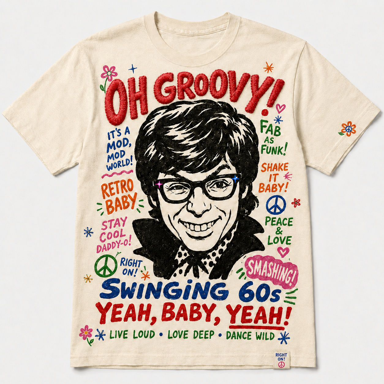 Groovy 60s Retro Mod Music T-Shirt