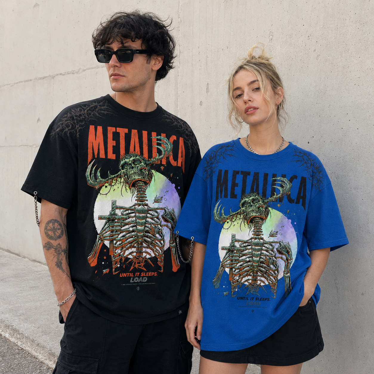 Metal Skeleton Vintage Tee