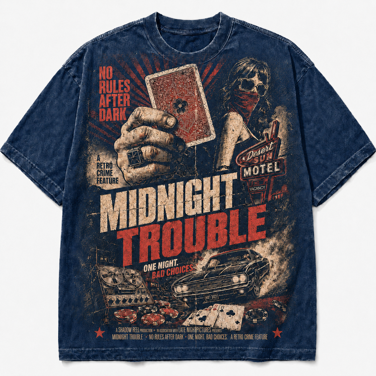 Midnight Trouble Graphic T-Shirt