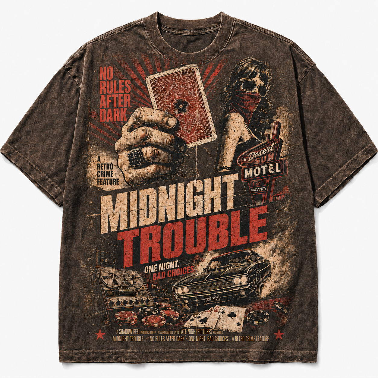 Midnight Trouble Graphic T-Shirt