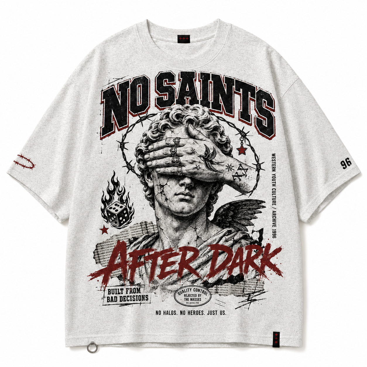No Saints After Dark Graphic T-Shirt