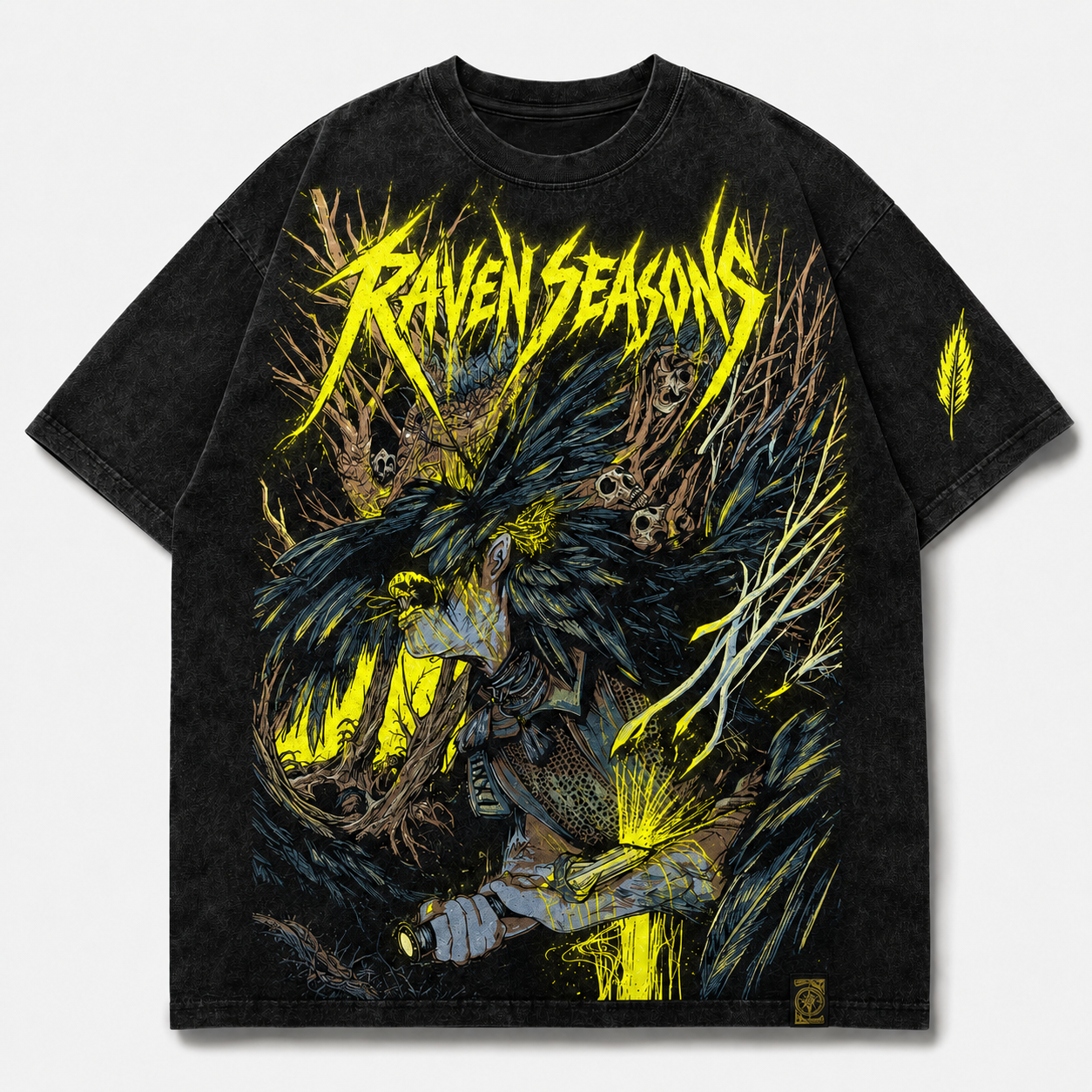 Raven Hunt Graphic T-Shirt