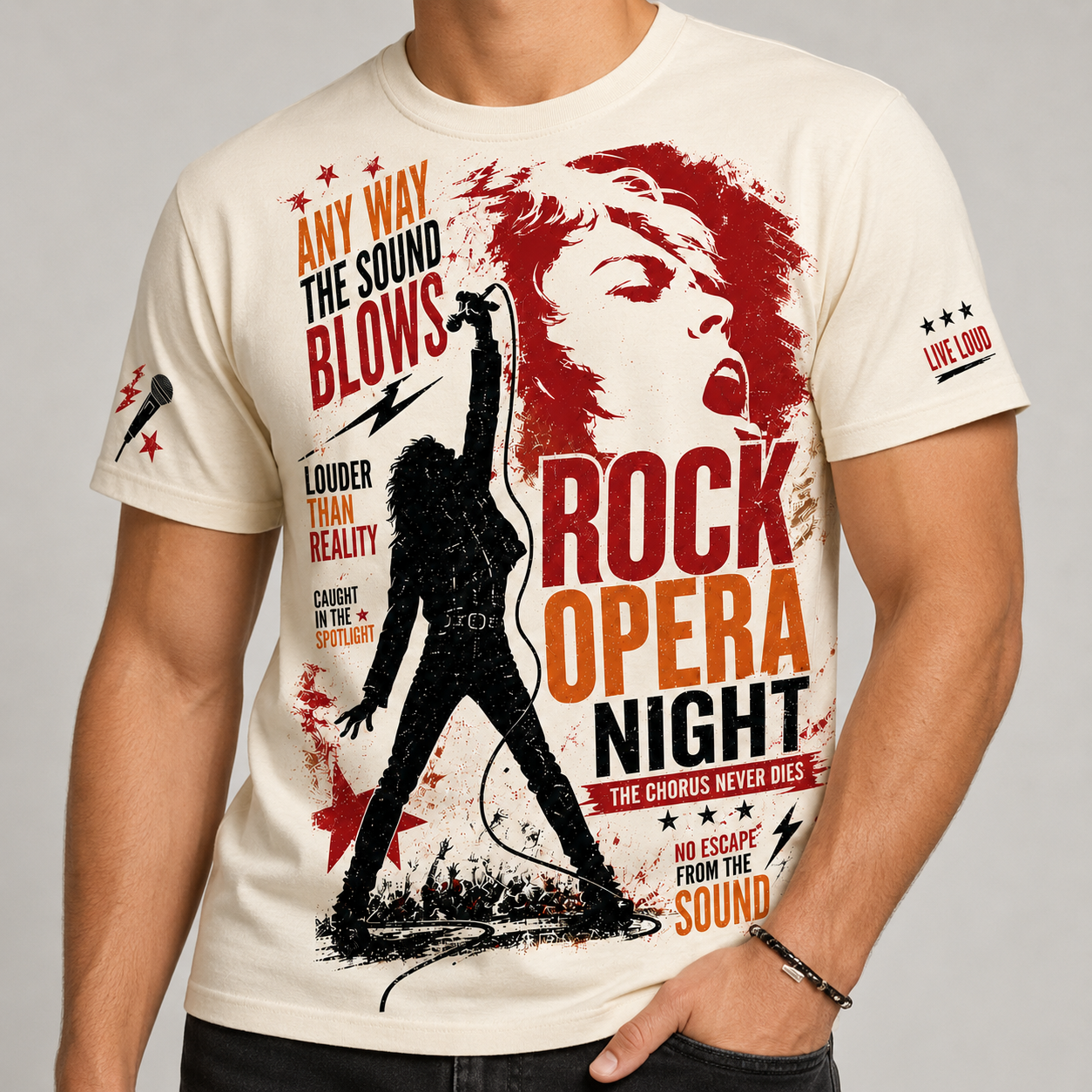 Rock Opera Night Vintage Concert T-Shirt