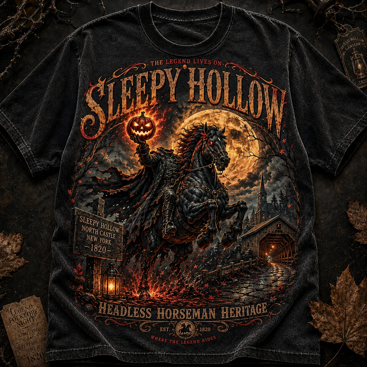 Gothic Plague Doctor Graphic Tee
