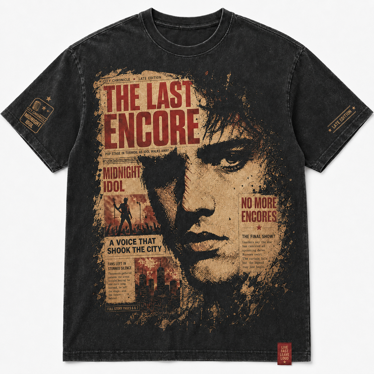 The Last Encore Midnight Idol Vintage Music T-Shirt