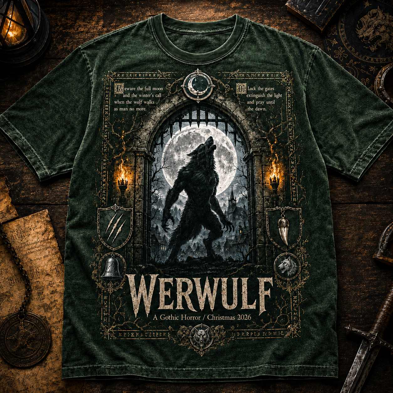 Gothic Plague Doctor Graphic Tee