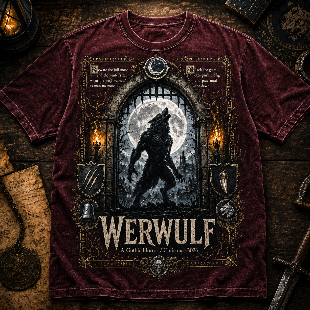 Gothic Plague Doctor Graphic Tee