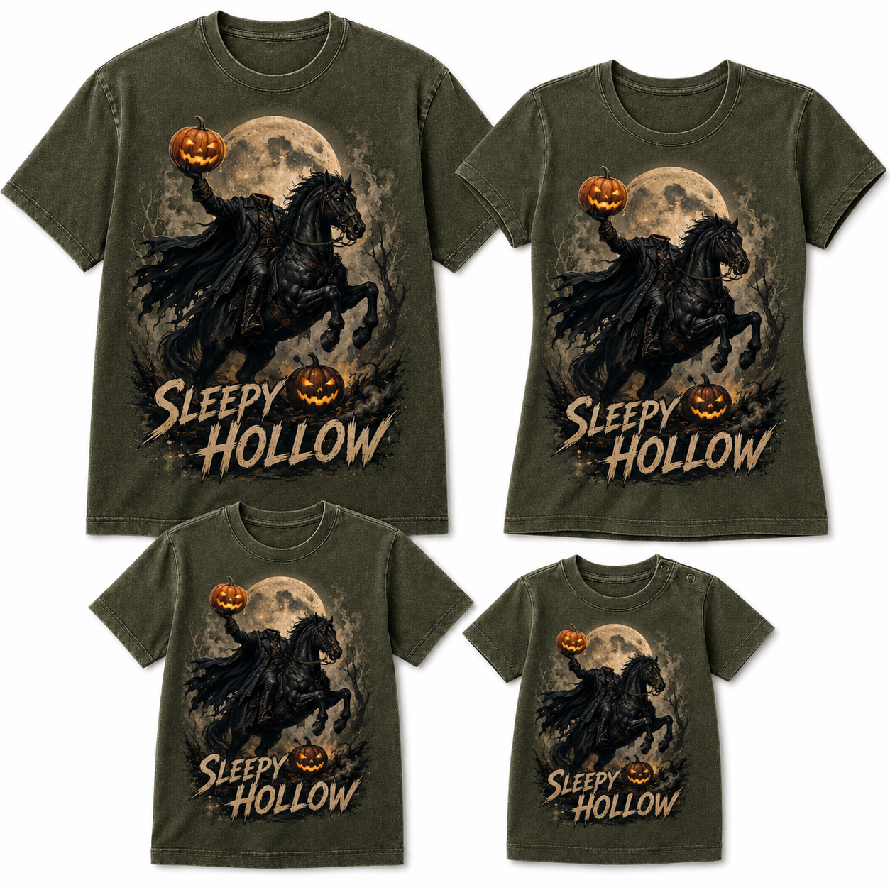 🎃Sleepy Hollow Matching Family Halloween Shirts