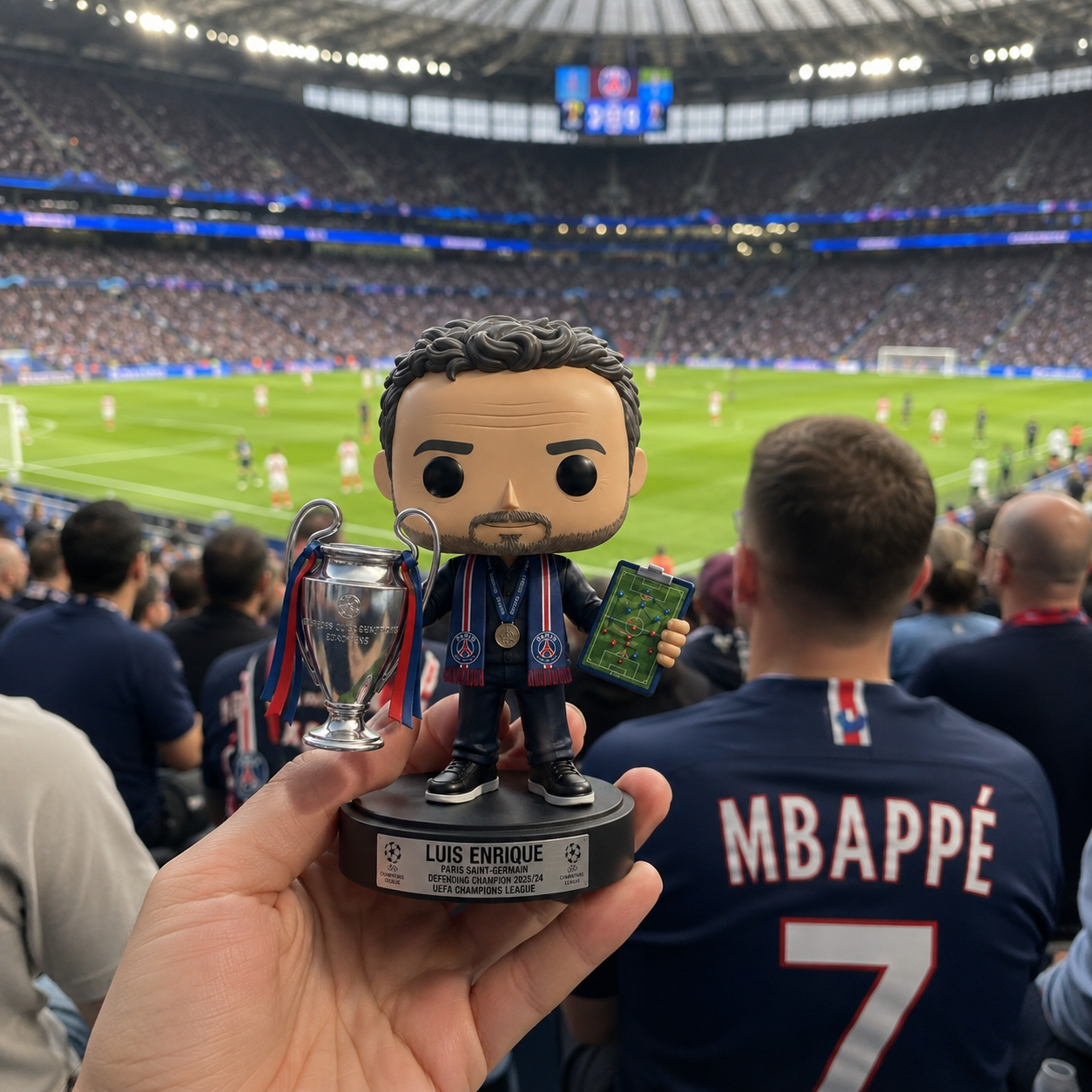 Luis Enrique Paris Saint-Germain Champions Edition Collectible Figure
