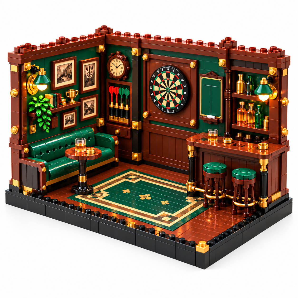 Vintage Darts Club Building Set