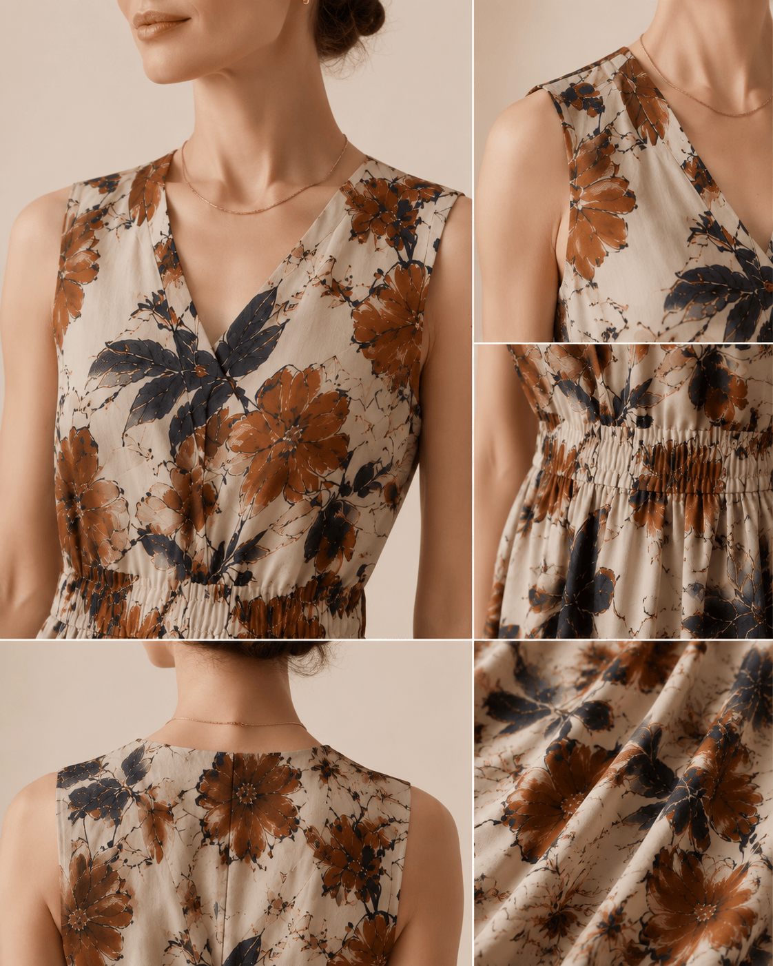 Timeless Floral Midi Dress
