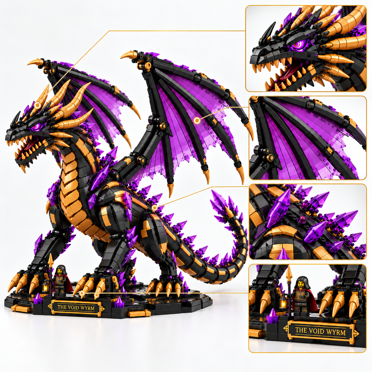 The Void Wyrm – Dragon Building Set for Adults