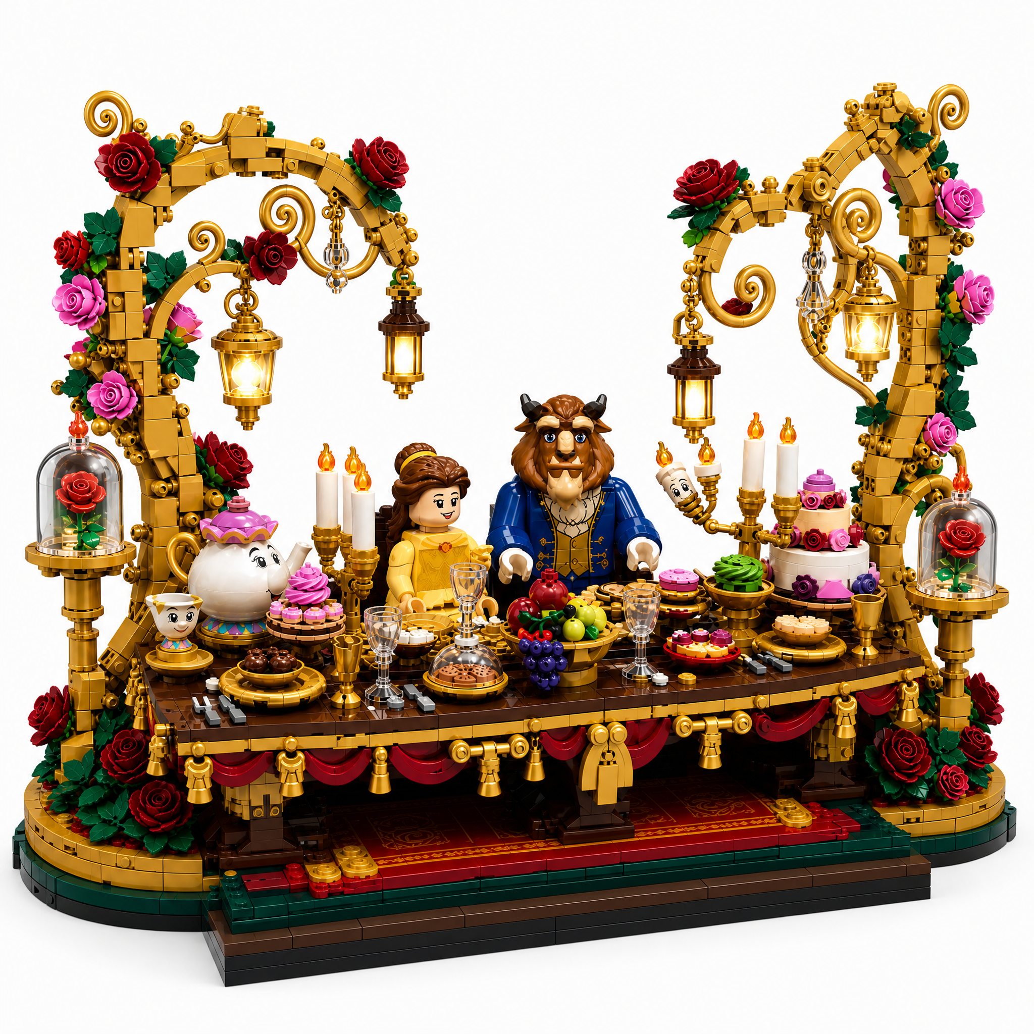 Enchanted Rose Banquet Building Set