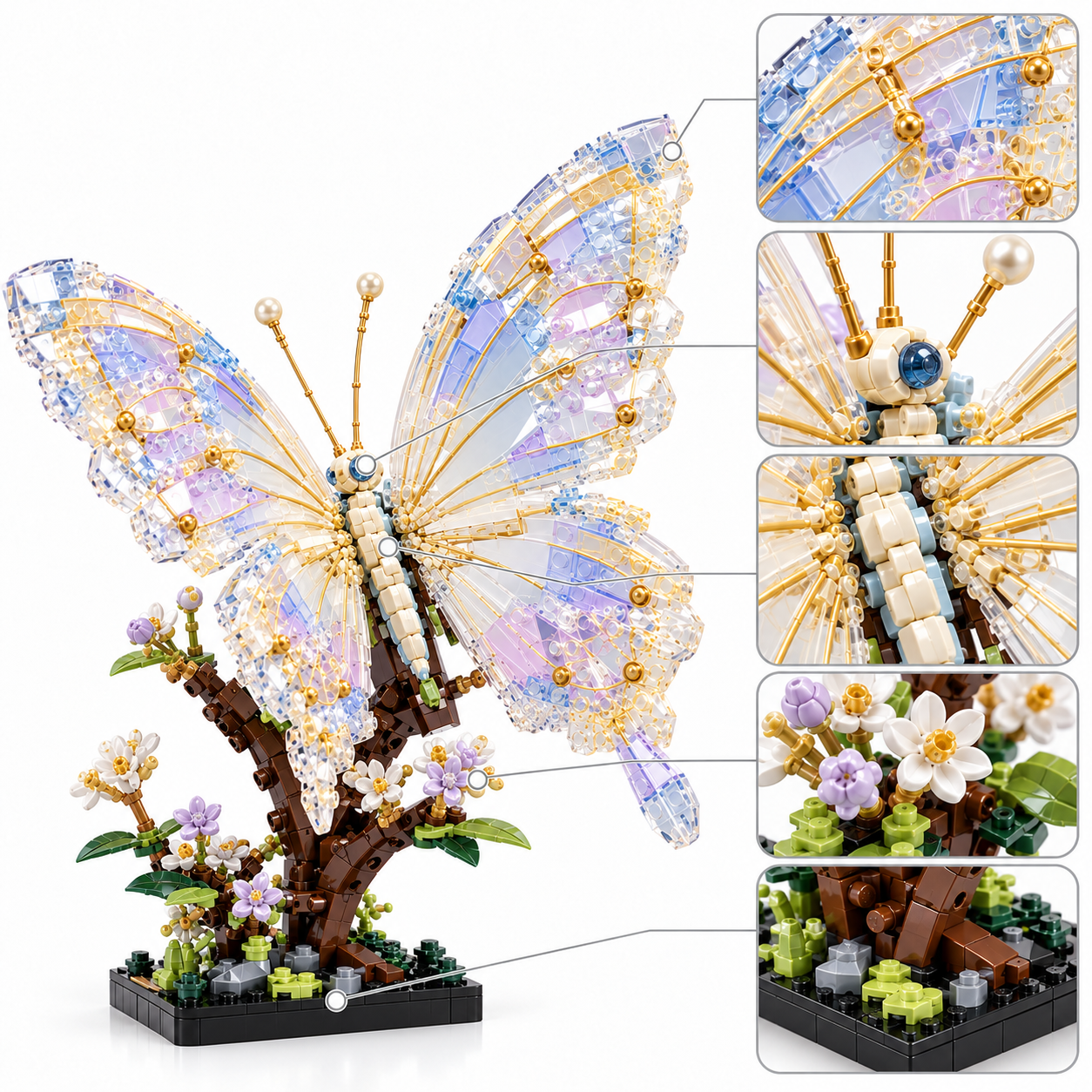 Ethereal Butterfly Building Set