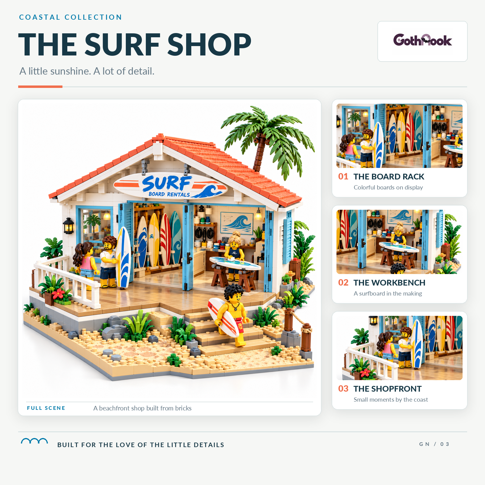 Surf Board Rentals – Beach Surf Shop Building Set