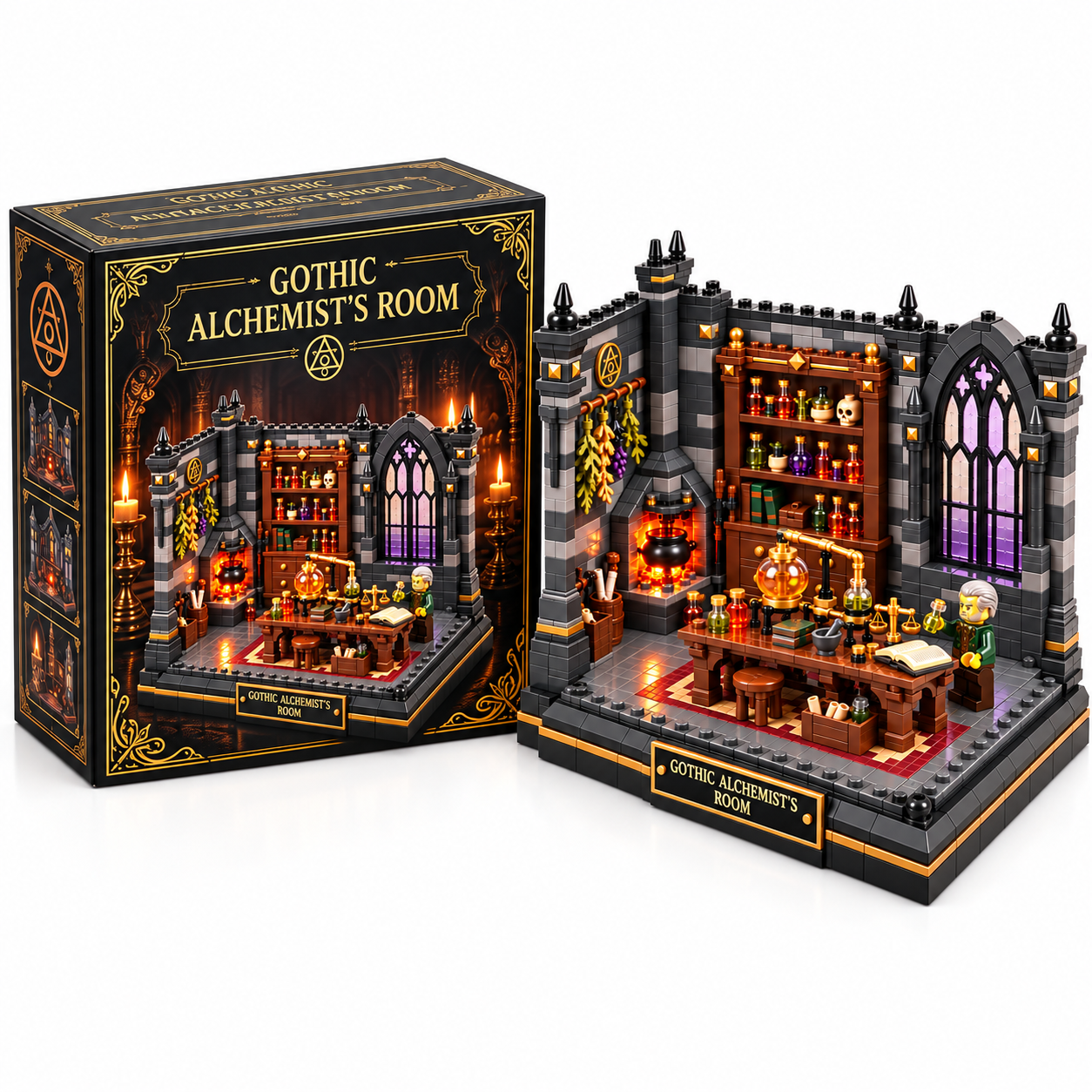 Gothic Alchemist's Room – Fantasy Building Set for Adults