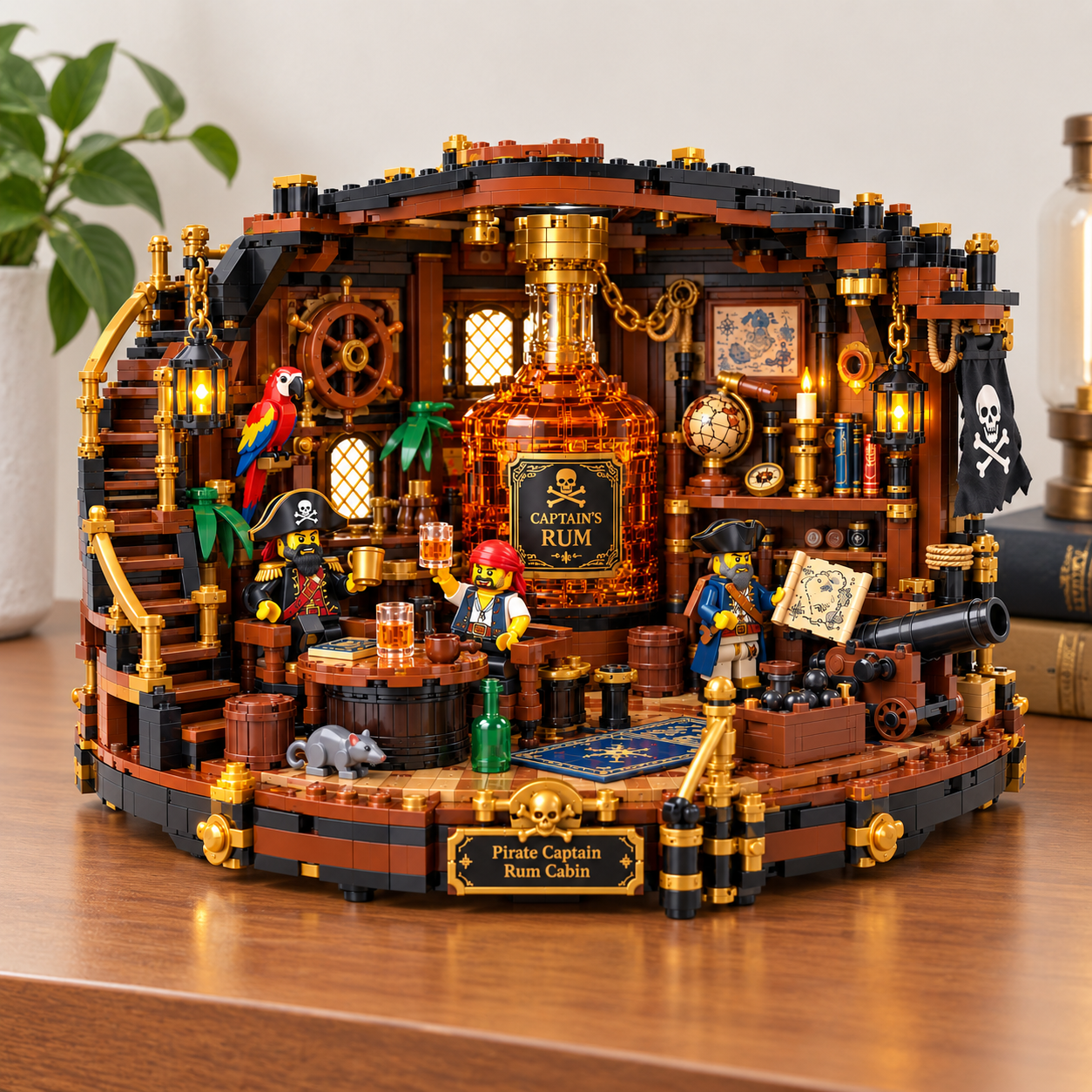 Pirate Captain’s Rum Cabin Building Set