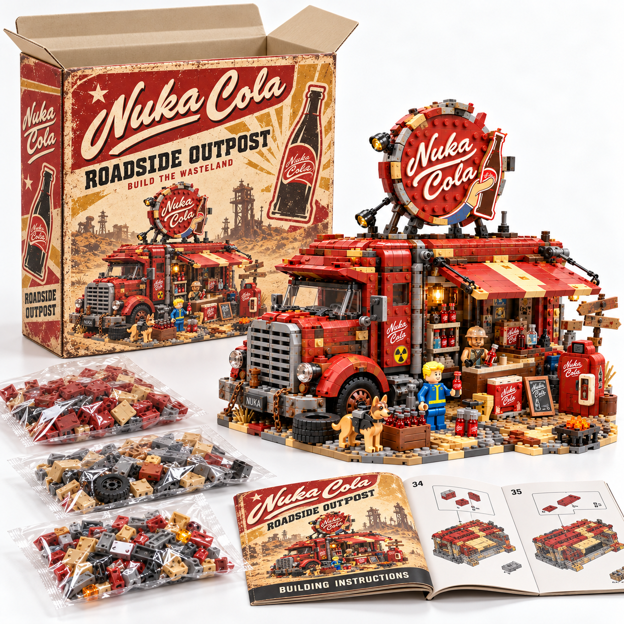 Wasteland Truck Stop Building Set