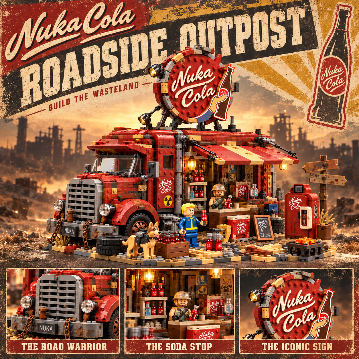 Wasteland Truck Stop Building Set
