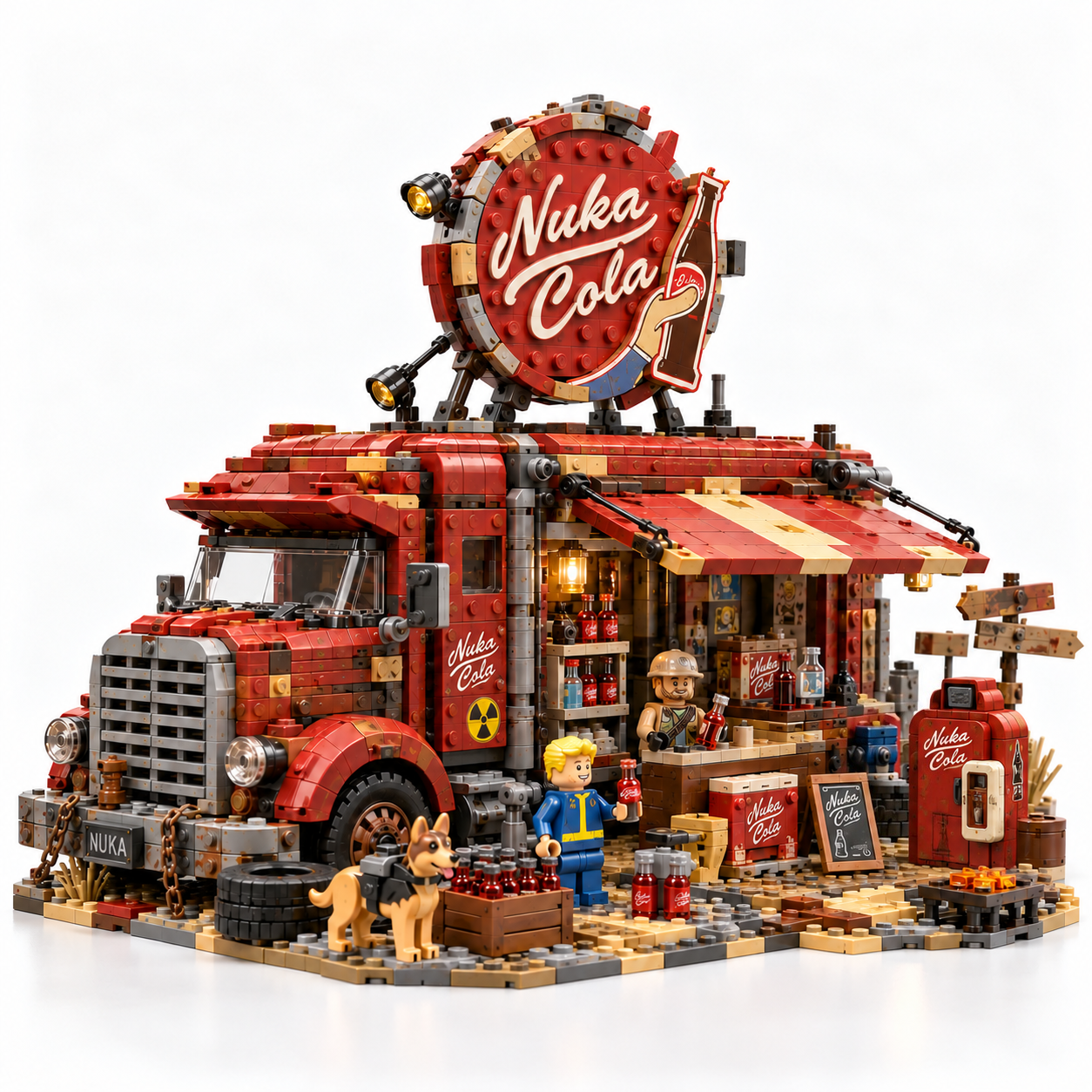 Wasteland Truck Stop Building Set