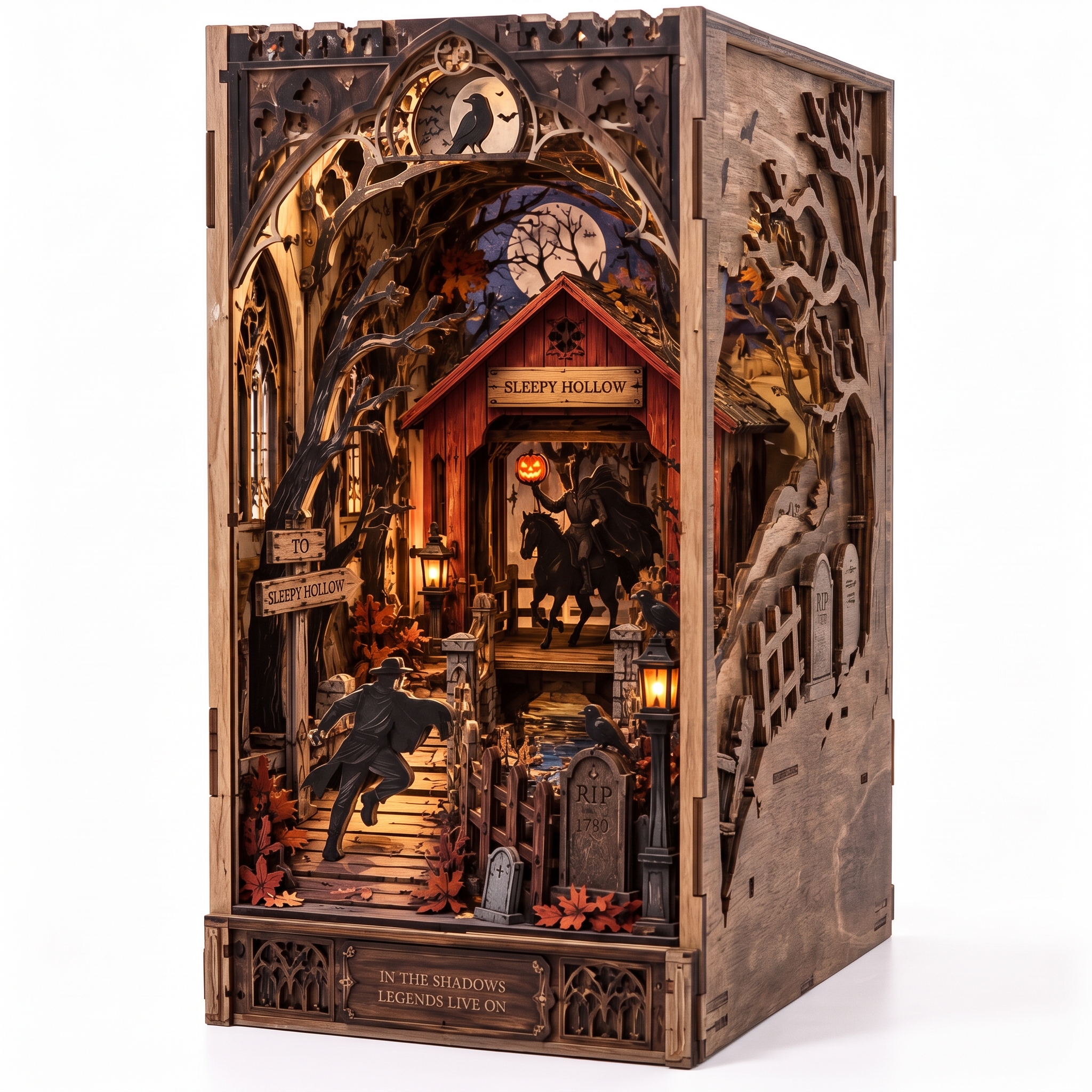 Sleepy Hollow: The Headless Horseman DIY Wooden Diorama Kit