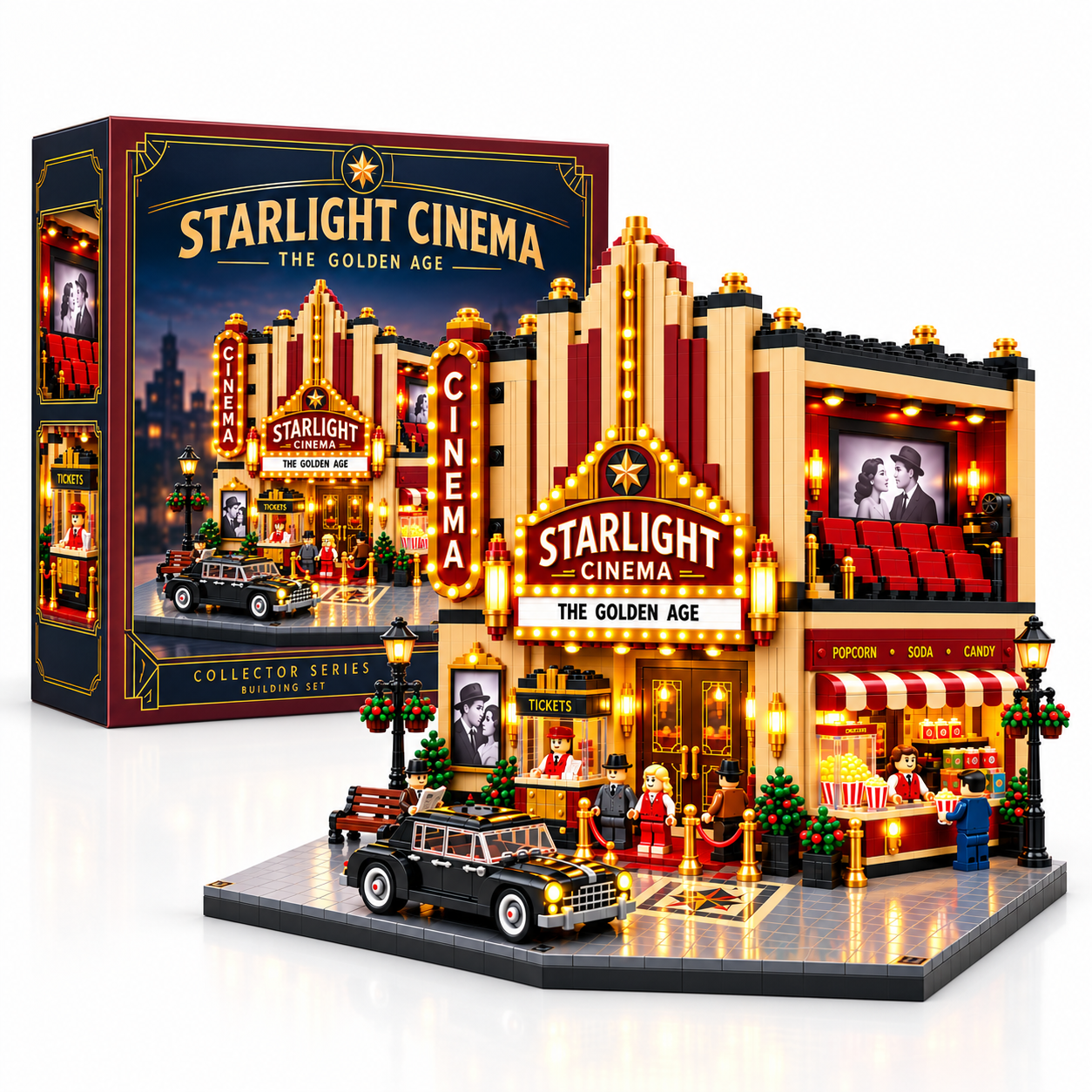 Starlight Cinema The Golden Age Building Set