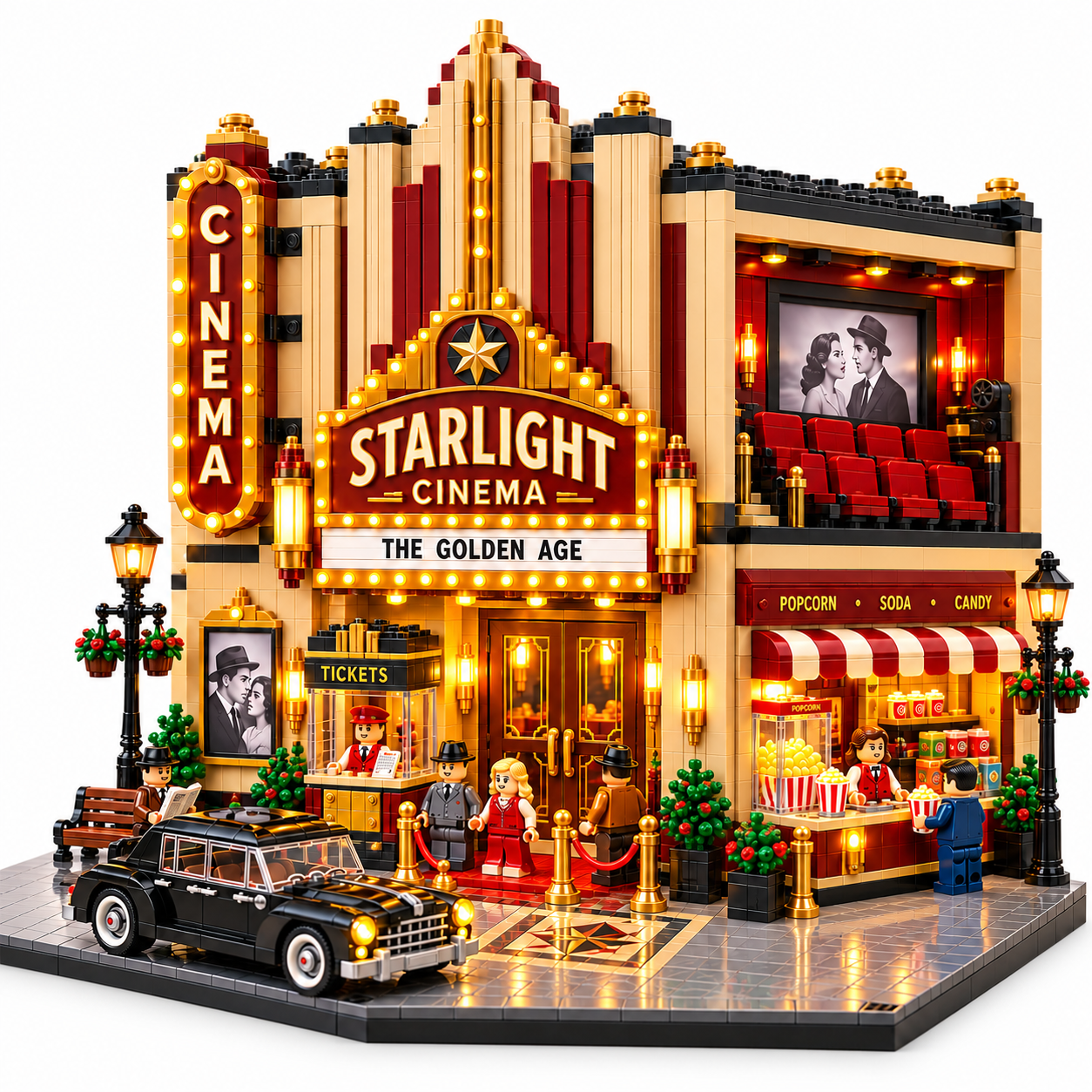 Starlight Cinema The Golden Age Building Set