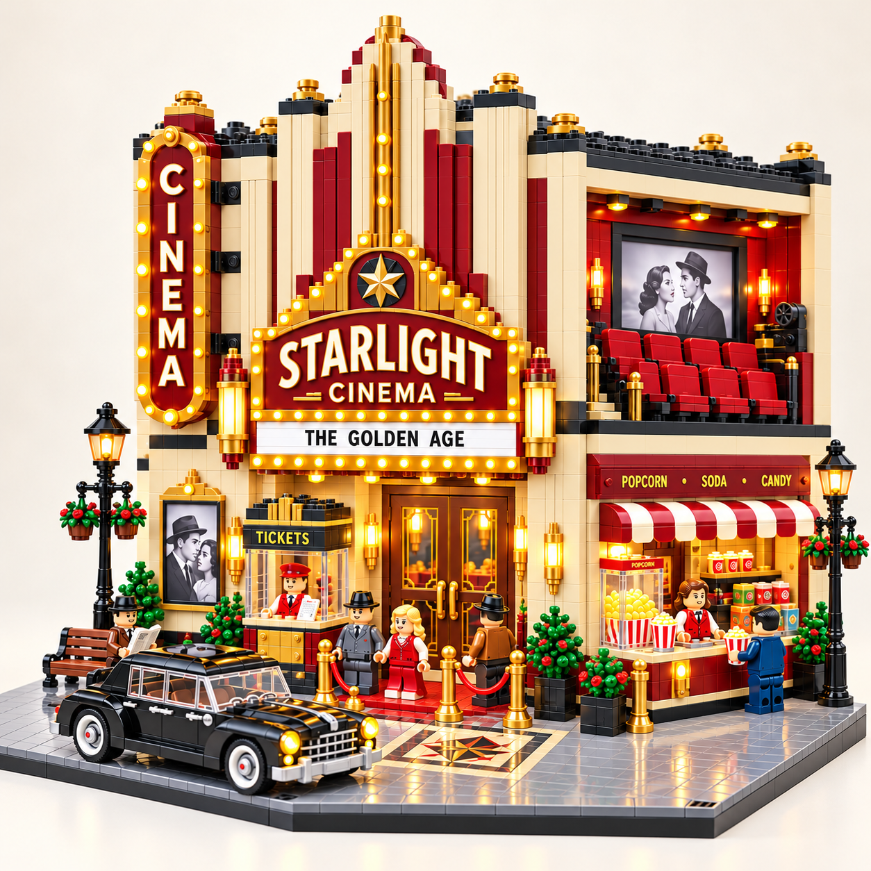 Starlight Cinema The Golden Age Building Set