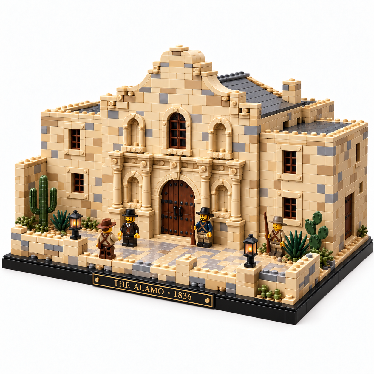 The Alamo 1836 – Historic Texas Mission Building Set