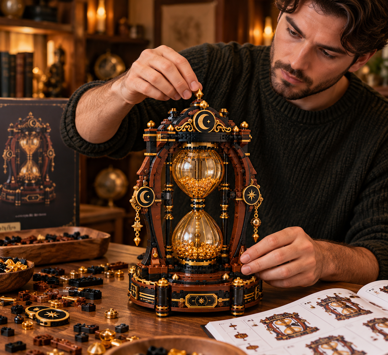 THE LAST HOUR — Celestial Hourglass Building Set
