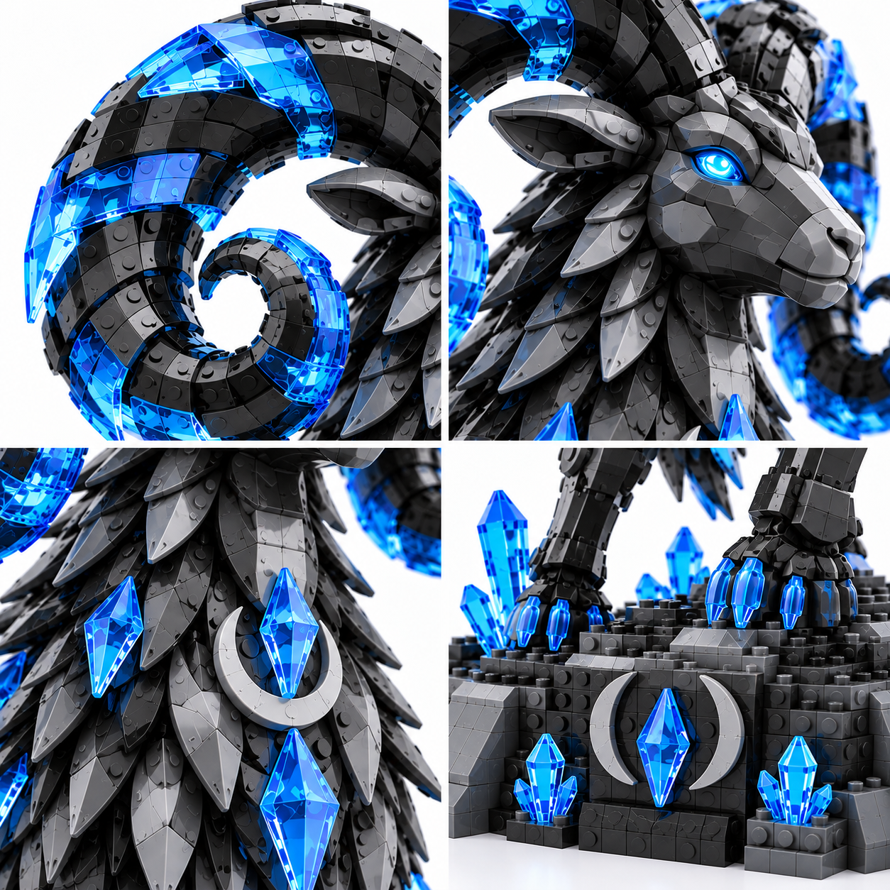 The Ancient Ram – Crystal Guardian Building Set
