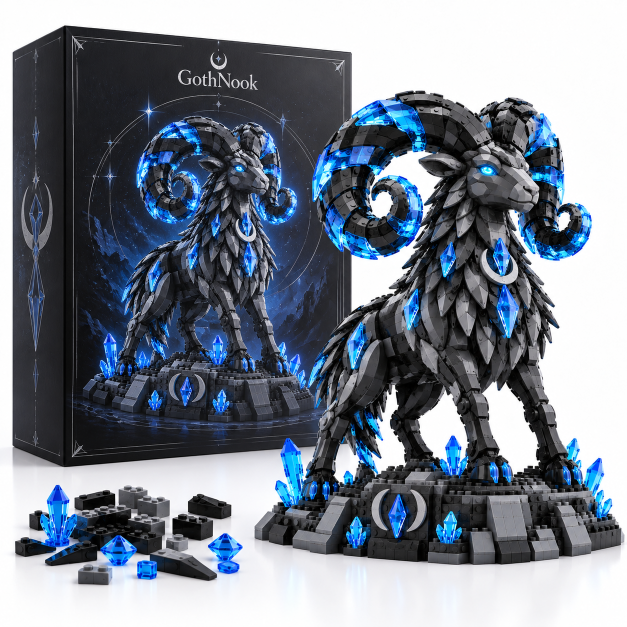 The Ancient Ram – Crystal Guardian Building Set