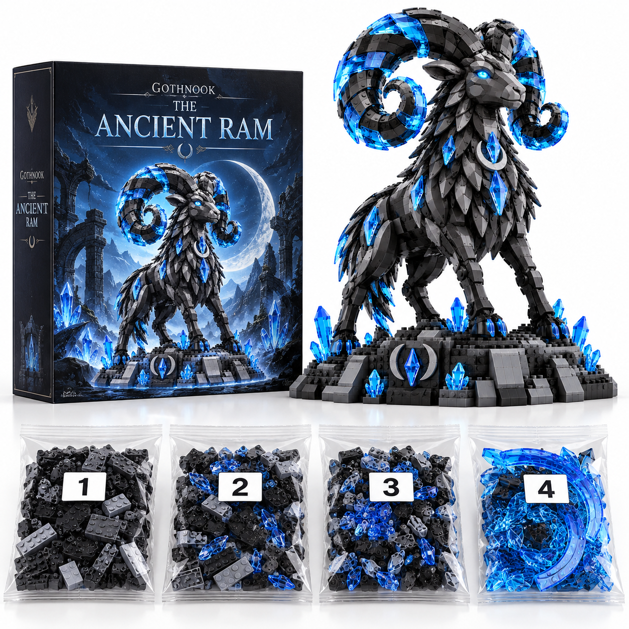 The Ancient Ram – Crystal Guardian Building Set
