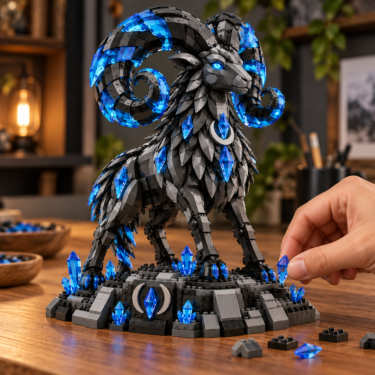 The Ancient Ram – Crystal Guardian Building Set