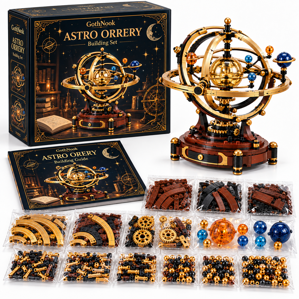 The Celestial Machine – Astronomical Orrery Building Set