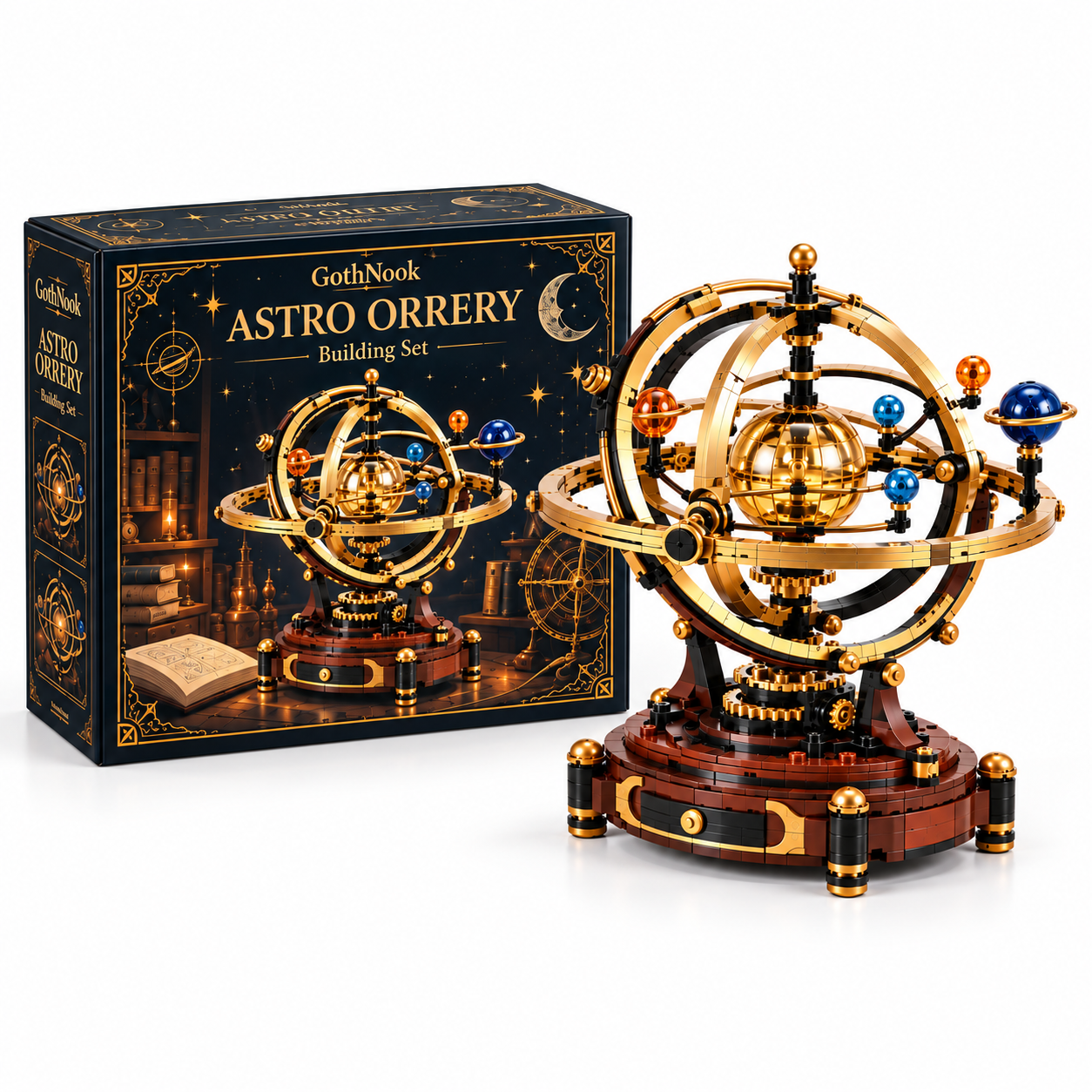 The Celestial Machine – Astronomical Orrery Building Set