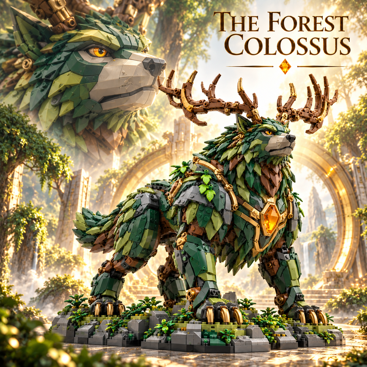 The Forest Colossus – Legendary Forest Guardian Building Set