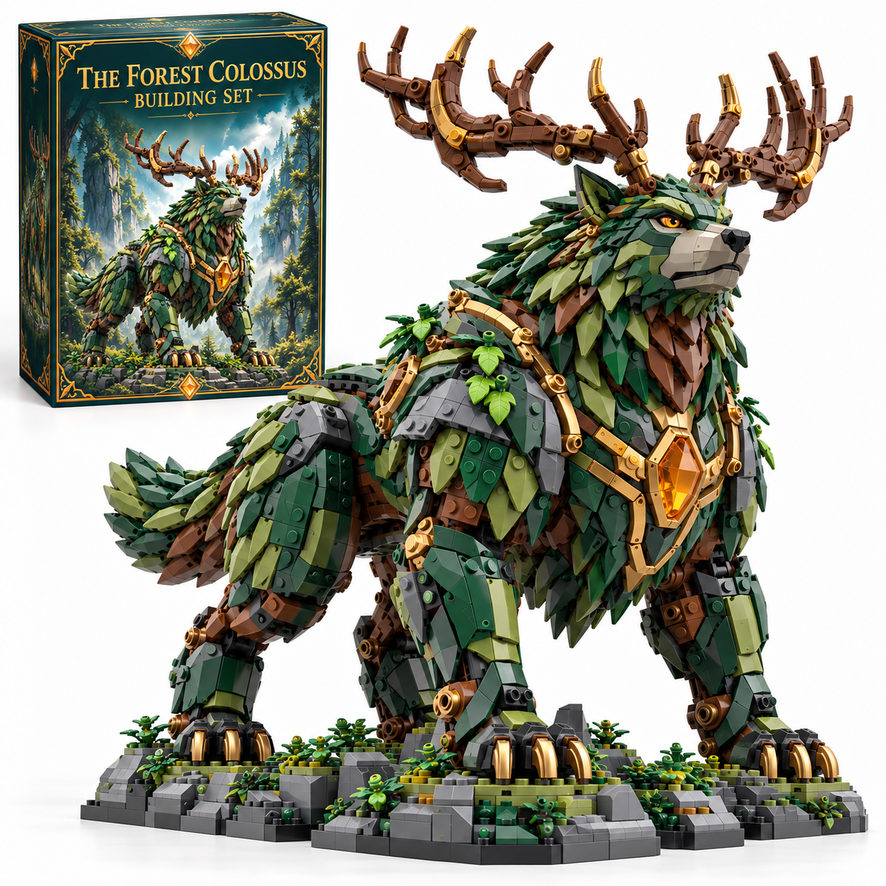 The Forest Colossus – Legendary Forest Guardian Building Set